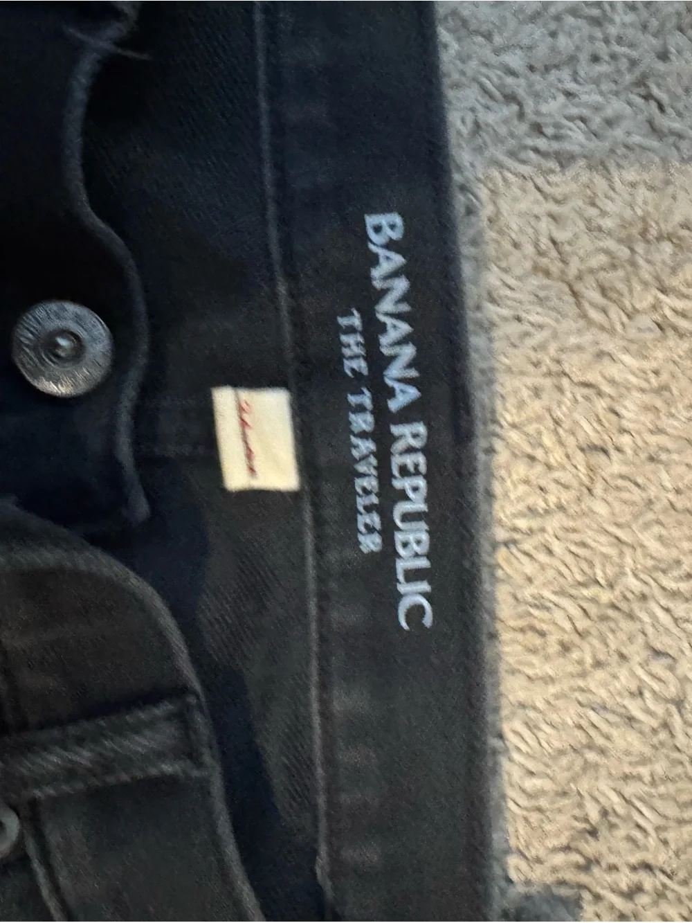 Banana Republic Men’s Black Traveler Pants 34x34